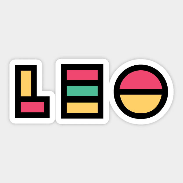 Leo Sticker by gnomeapple